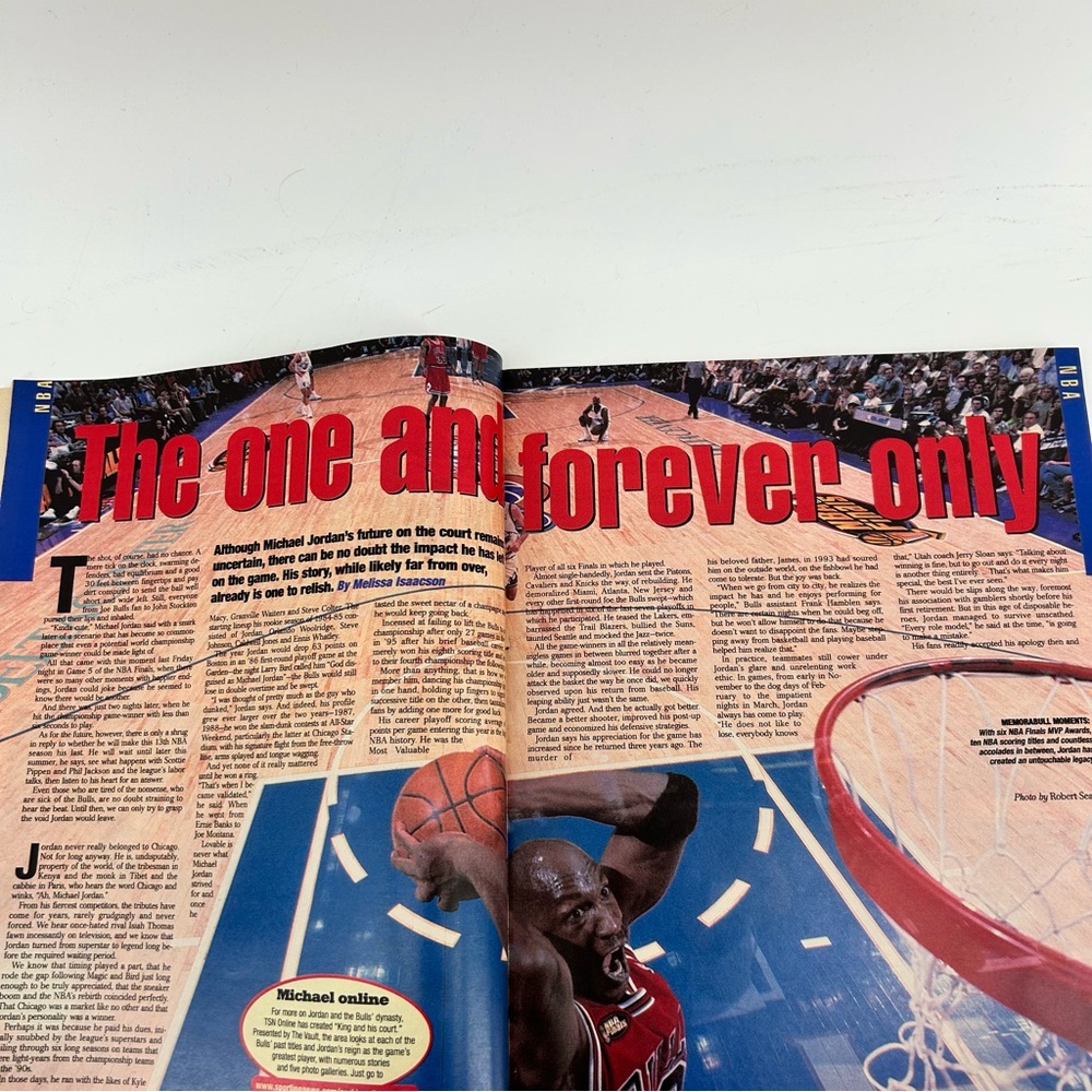 The Sporting‎ News Magazine June 1998 Bulls Michael Jordan It's Been Great, Mike - Picture 6 of 6